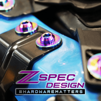 ZSPEC Stage-3 Dress Up Bolts® Fastener Kit for '22+ Toyota GR86 & Subaru BRZ, Titanium