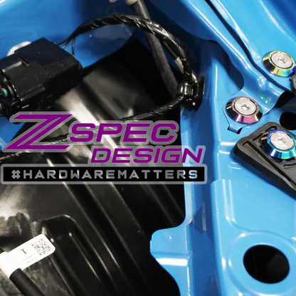 ZSPEC Stage-2 Dress Up Bolts® Fastener Kit for '22+ Toyota GR86 & Subaru BRZ, Stainless & Billet