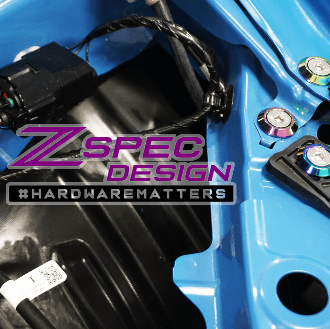 ZSPEC Stage-3 Dress Up Bolts® Fastener Kit for '22+ Toyota GR86 & Subaru BRZ, Stainless & Billet
