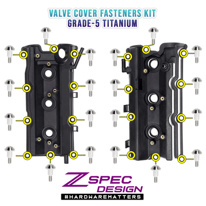 ZSPEC Titanium Valve Cover Bolts for Nissan 350z/G35, VQ35DE / VQ35HR