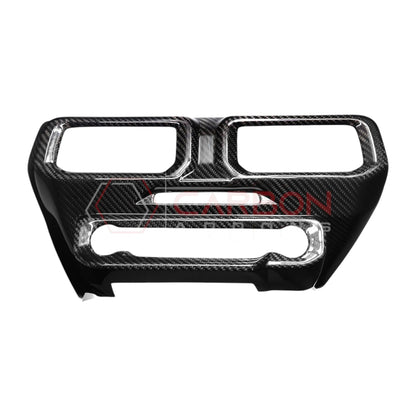 Real Carbon Fiber Center Dashboard A/C Vent Trim Cover for 2024+ Ford Mustang