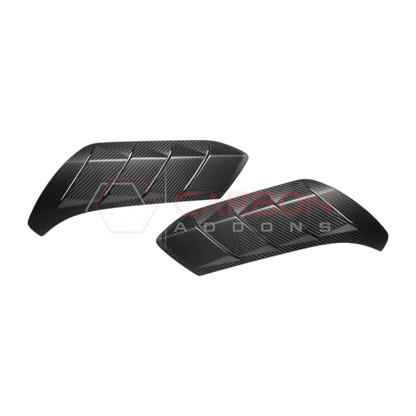 2021+ Bronco Raptor Real Carbon Fiber Fender Vent Trim Covers