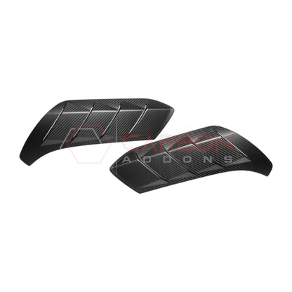 2021+ Bronco Raptor Real Carbon Fiber Fender Vent Trim Covers