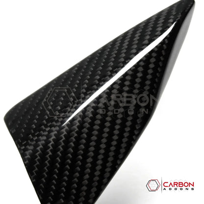 C8 Corvette Real Carbon Fiber Door Window A-Pillar Triangle Trim Covers | Interior Upgrade (2020–2026)