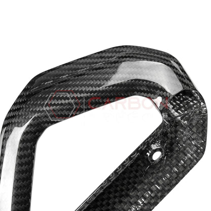 Real Carbon Fiber Center Console Grab Handle Trim For 2021–2025 Ford Bronco | Direct Replacement