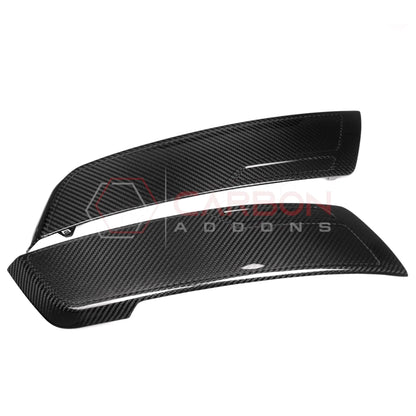 Real Carbon Fiber Rear Wheel Fender Flare Trim Insert For 2021–2024 Ford Bronco Raptor
