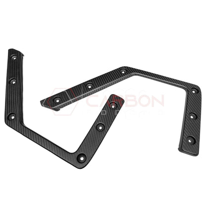 Real Carbon Fiber Front Door Storage Pocket Net  Frame For 2021–2025 Ford Bronco | Direct Replacement