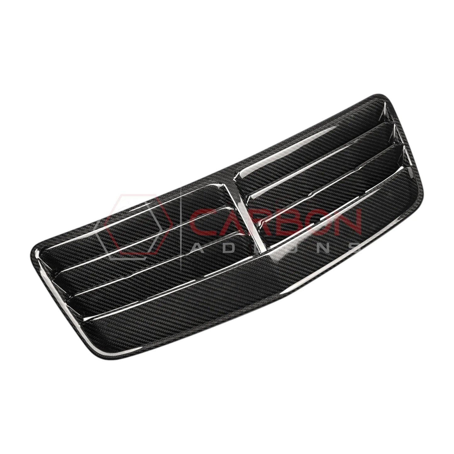 2024+ S650 Mustang Real Carbon Fiber Hood Vent | Direct Replacement - OEM Style