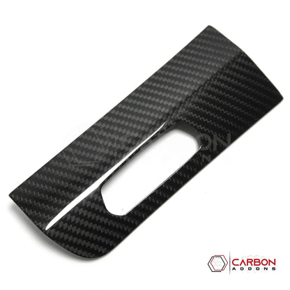 C8 Corvette Real Carbon Fiber HUD Button Control Trim Cover | Interior Upgrade (2020–2026)