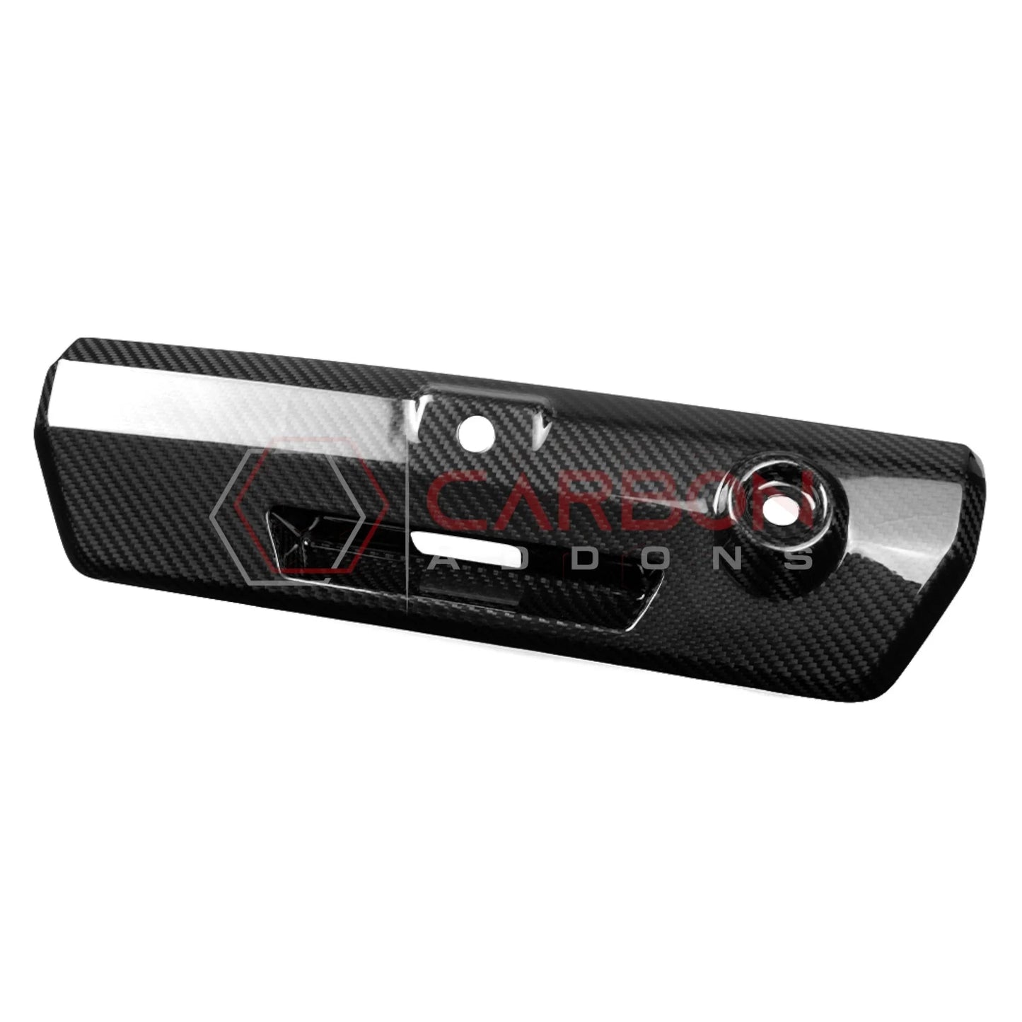 Real Carbon Fiber Tailgate Handle Cover for 2021+ Ford F-150