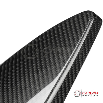 Real Carbon Fiber A-Pillar Speaker Trim Covers for 2021+ Ford F-150