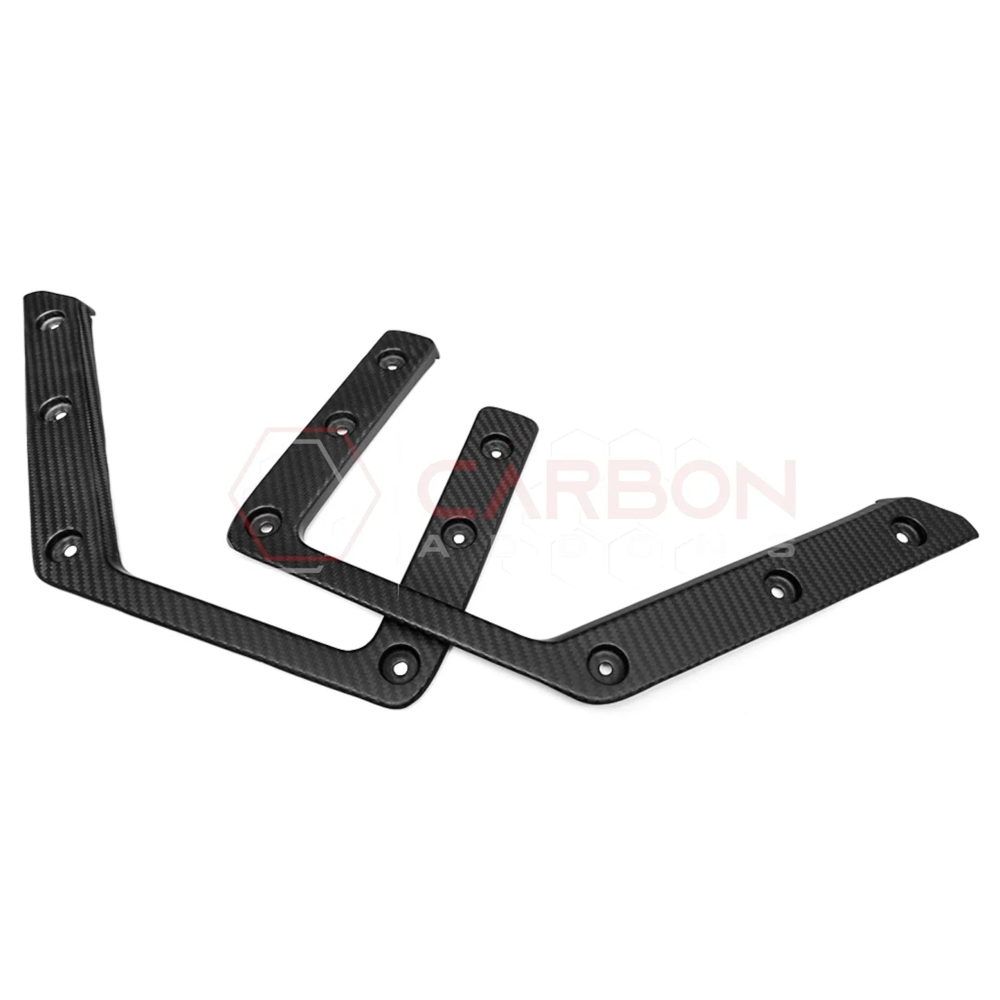 Real Carbon Fiber Front Door Storage Pocket Net  Frame For 2021–2025 Ford Bronco | Direct Replacement