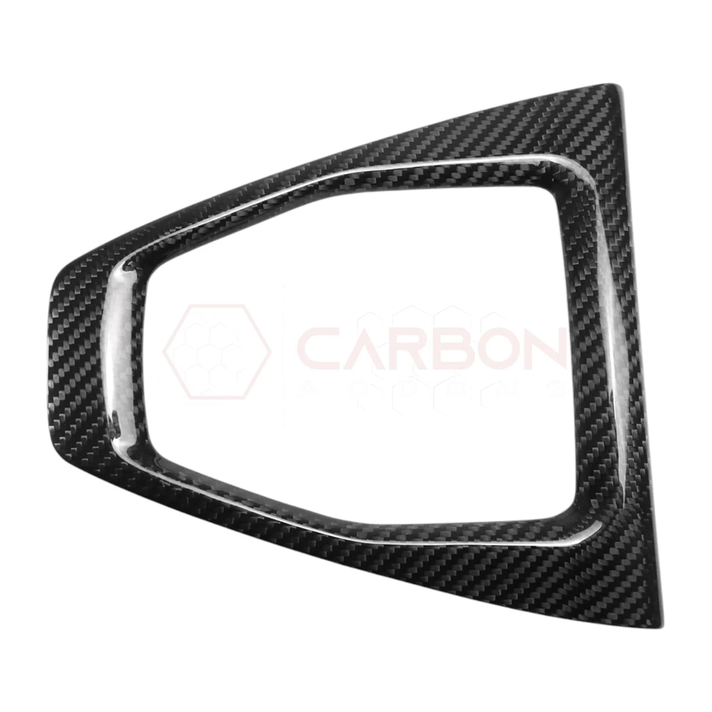 Real Carbon Fiber Gear Shifter Trim Cover for 2024+ Ford Mustang