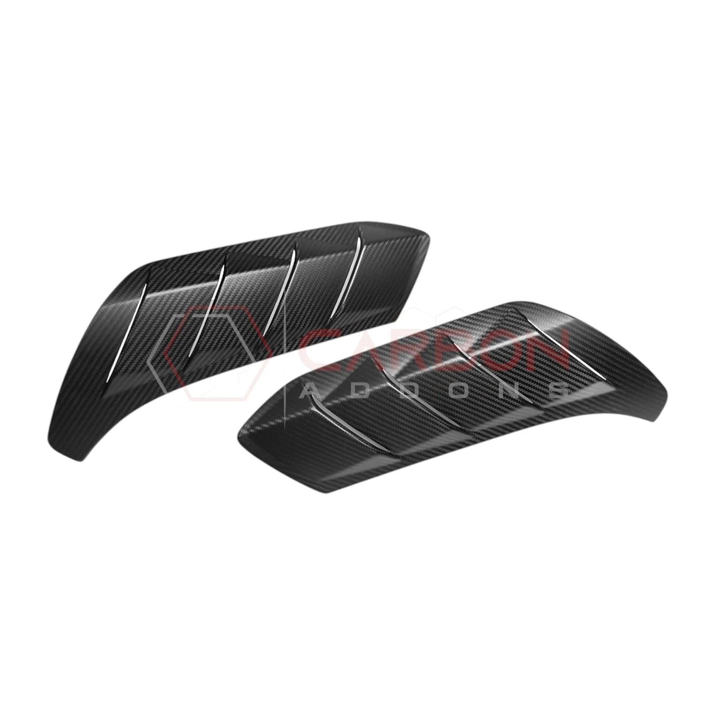2021+ Bronco Raptor Real Carbon Fiber Fender Vent Trim Covers