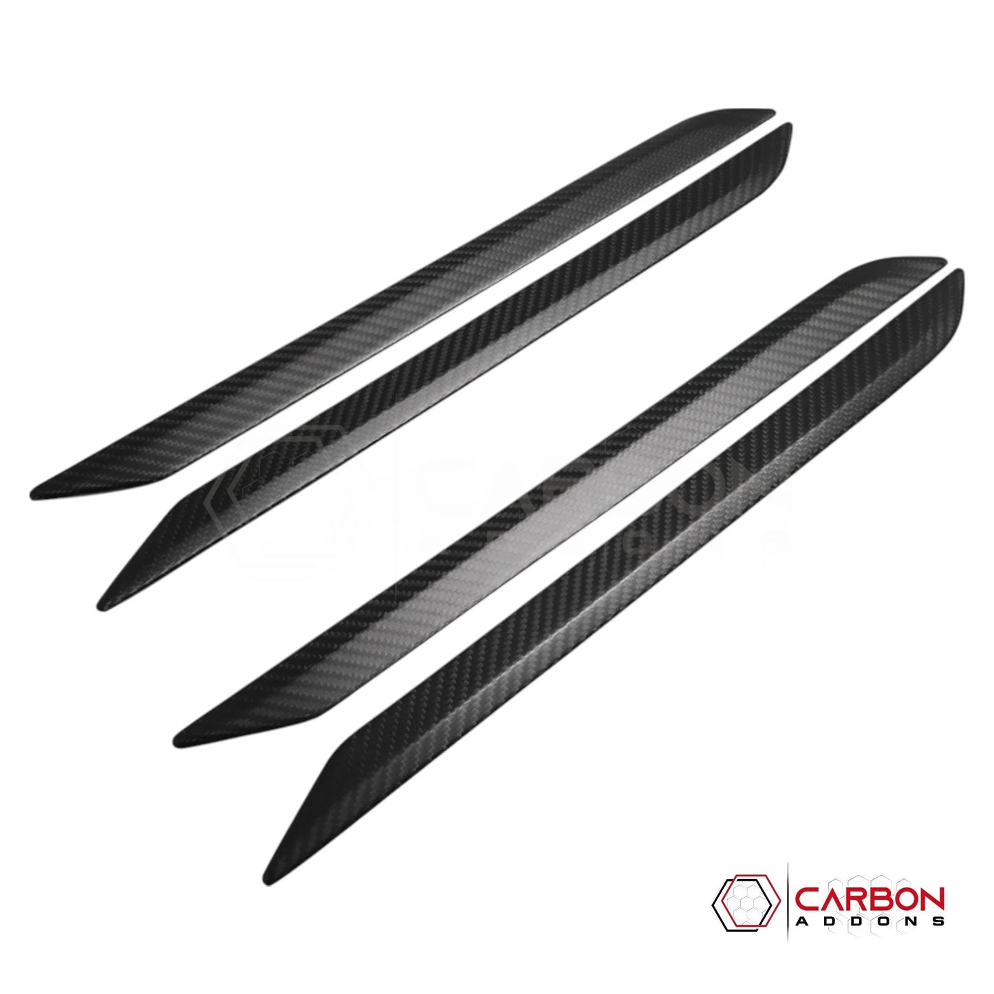 2019+ RAM 1500/TRX/RHO Interior Door Panel Trim Hard Carbon Fiber Cover