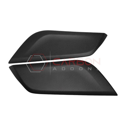 Real Carbon Fiber Center Console Side Trim Covers for 2024+ Ford Mustang