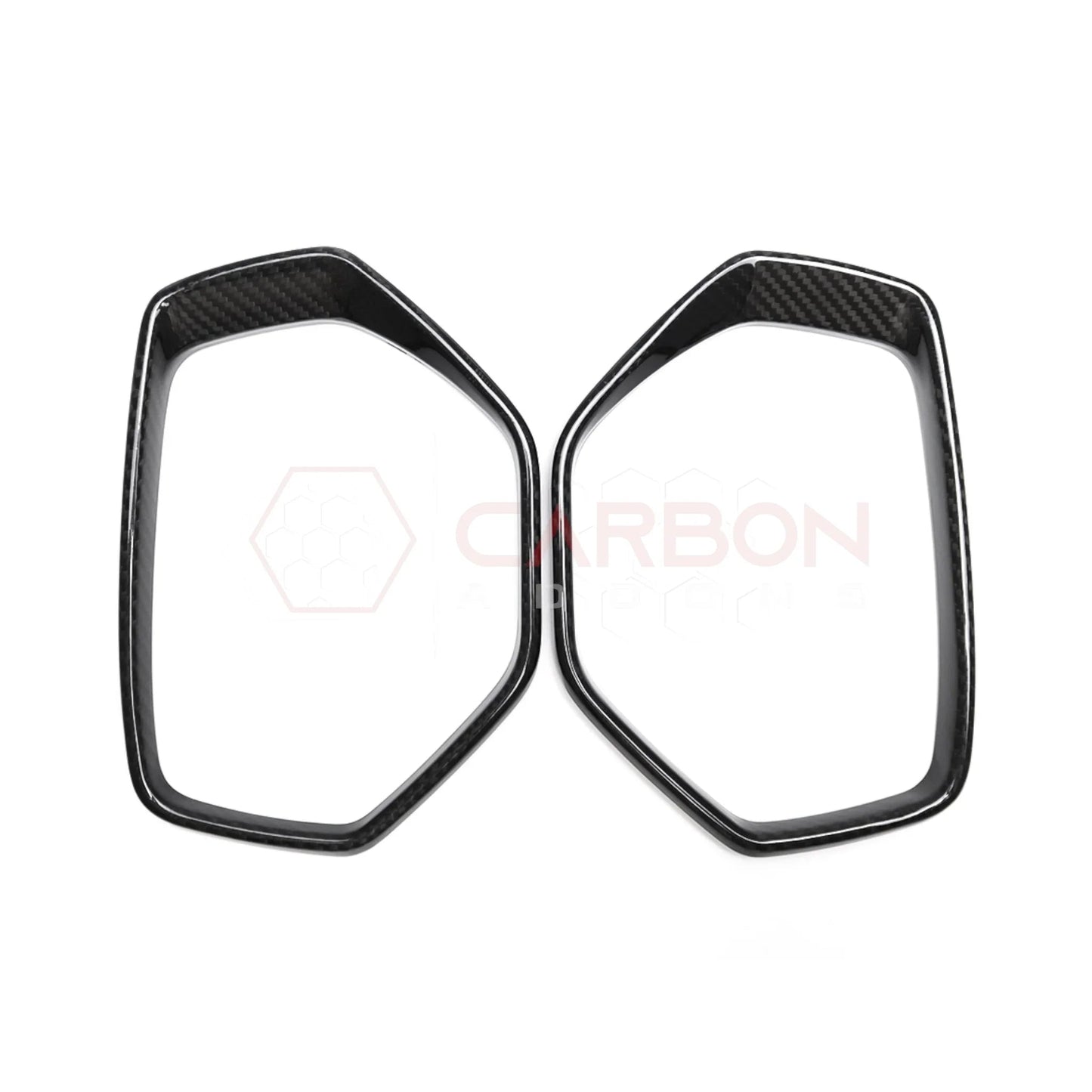 C8 Corvette Carbon Fiber Side Mirror Front Trim Cover (2020-2026)