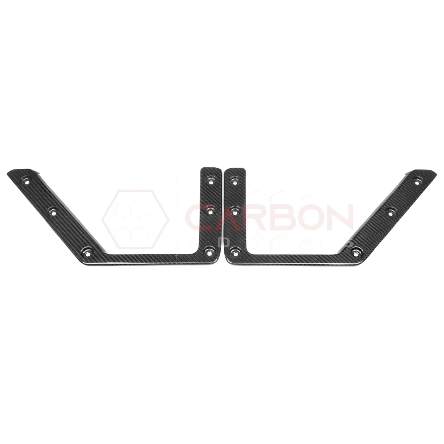 Real Carbon Fiber Front Door Storage Pocket Net  Frame For 2021–2025 Ford Bronco | Direct Replacement
