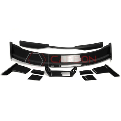 Dark Horse-Style Gloss Black Rear Spoiler with Integrated Gurney Flap for 2024+ Ford Mustang