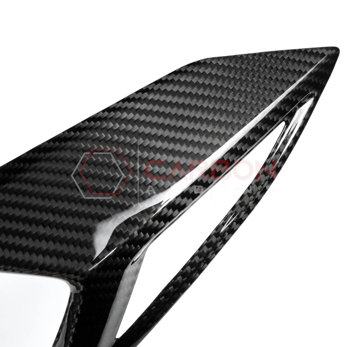 C8 Corvette Rear Taillight Side Lamp Frame Cover – Real Dry Carbon Fiber (2020–2026 Stingray, Z51, Z06, HTC & Coupe)