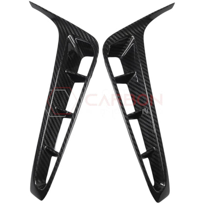 C8 Corvette Z06/ERay Carbon Fiber Rear Bumper Side Vent Cover
