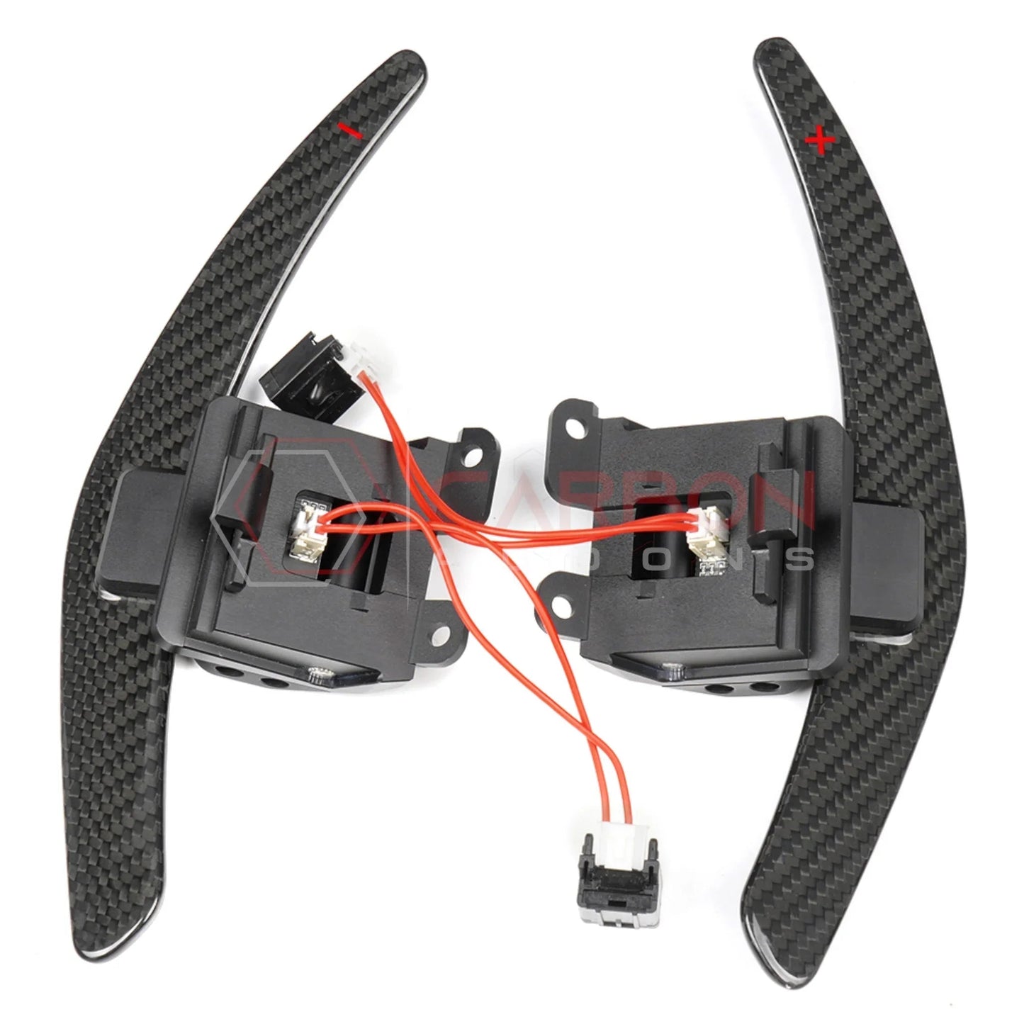C8 Corvette Magnetic Paddle Shifters – Real Carbon Fiber (Stingray, Z51, Z06, E-Ray | 2020-2026)