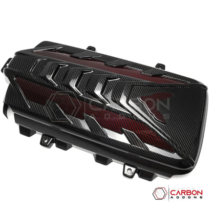 C8 Corvette Stingray Carbon Fiber Engine Cover | Direct OEM Replacement (2020–2026)