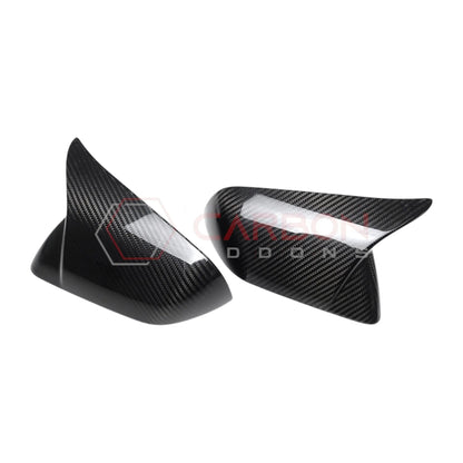 2024+ S650 Mustang M Style Carbon Fiber Exterior Side Mirror Cover