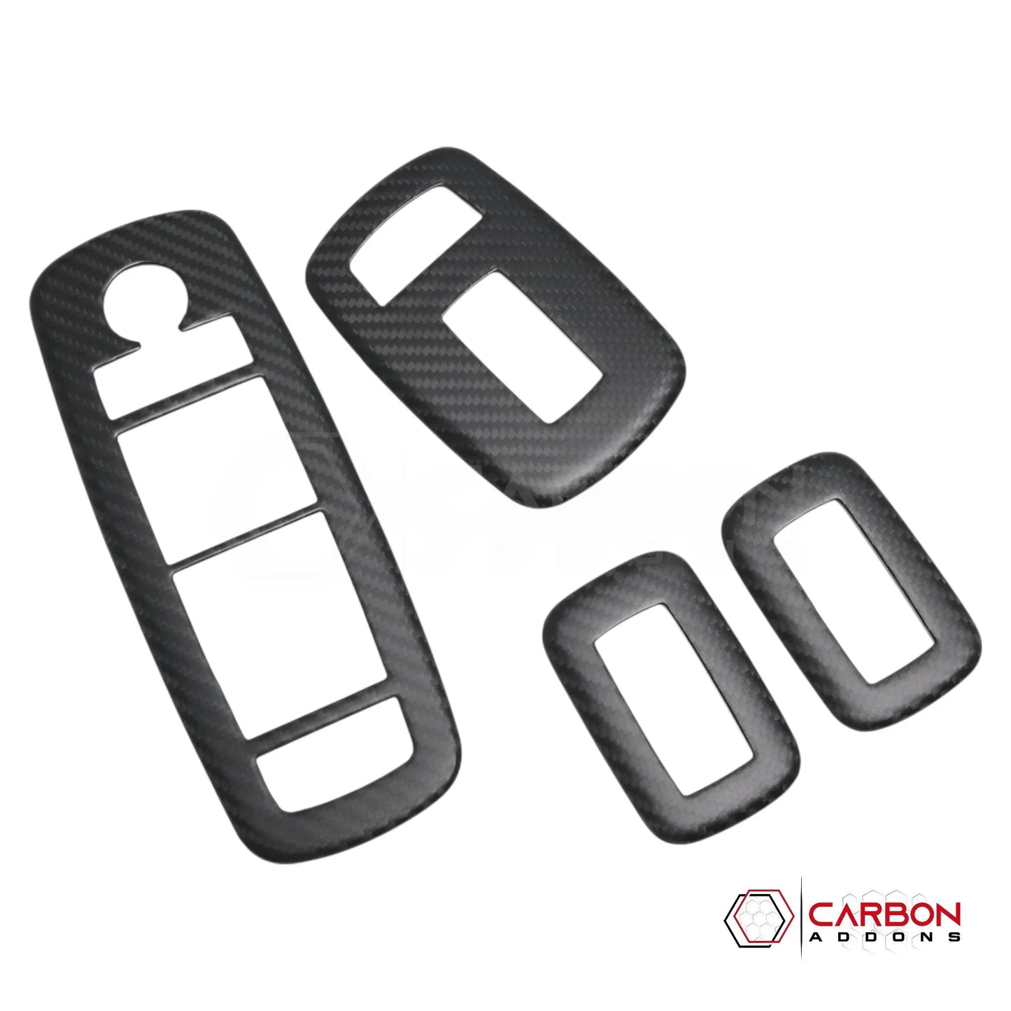 2019+ RAM 1500/TRX Interior Window Switch Trim Hard Carbon Fiber Cover