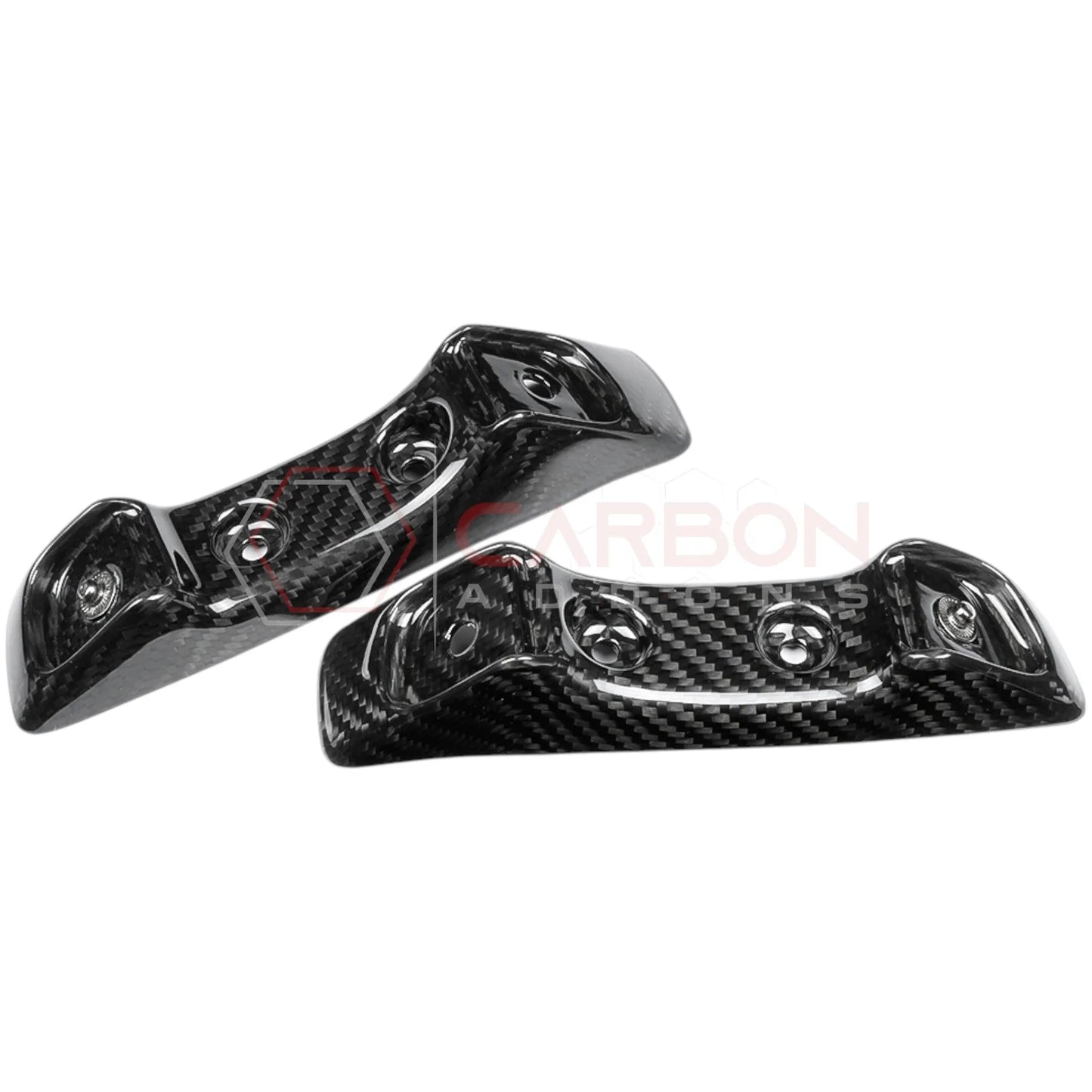 C8 Corvette Real Carbon Fiber Seat Belt Holder Buckle Replacements | GT2 & Competition Sport Seats (2020–Present)