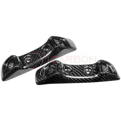 C8 Corvette Real Carbon Fiber Seat Belt Holder Buckle Replacements | GT2 & Competition Sport Seats (2020–Present)