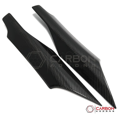C8 Corvette Real Carbon Fiber Door Speaker Upper Trim Covers | Interior Upgrade (2020–2026)