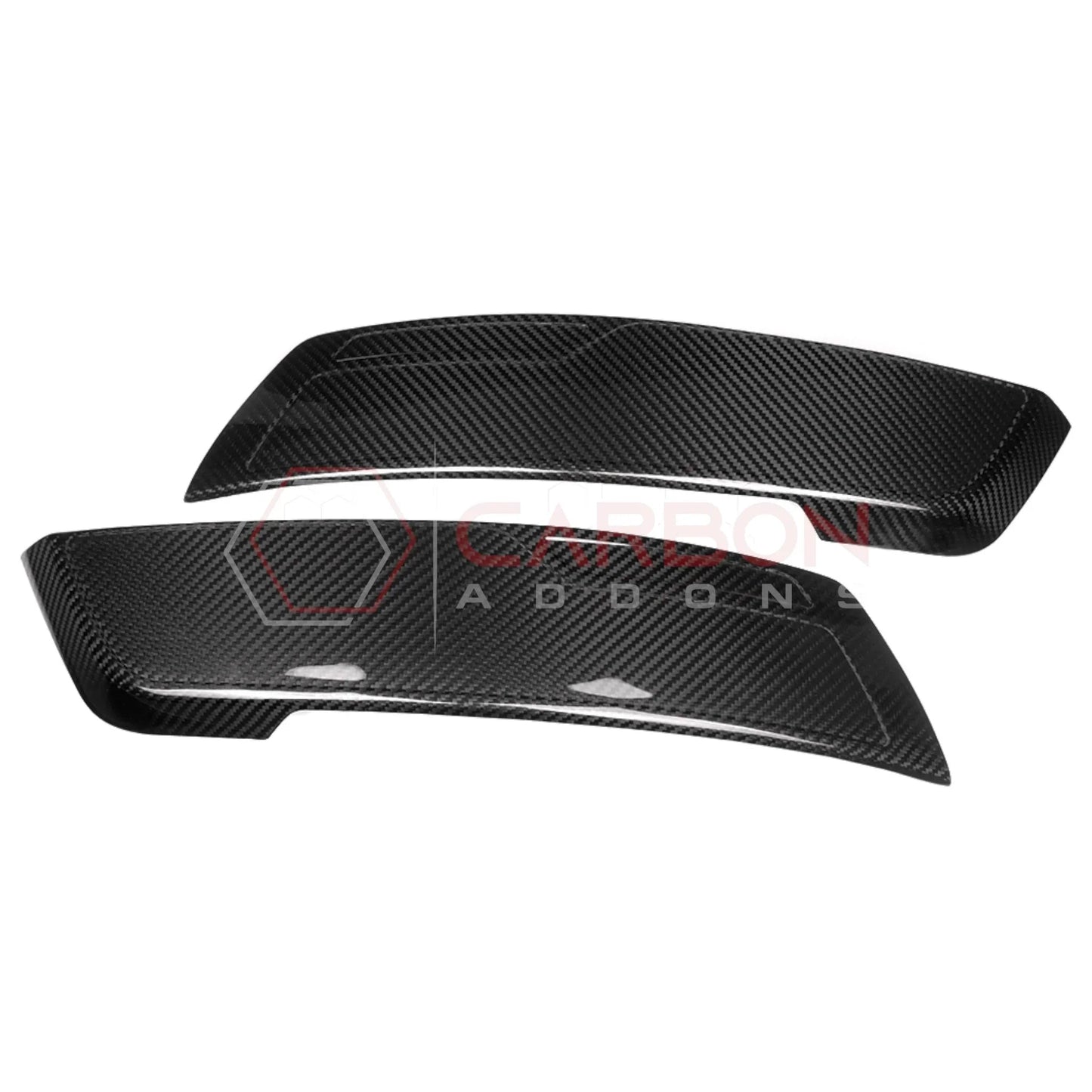 Real Carbon Fiber Rear Wheel Fender Flare Trim Insert For 2021–2024 Ford Bronco Raptor