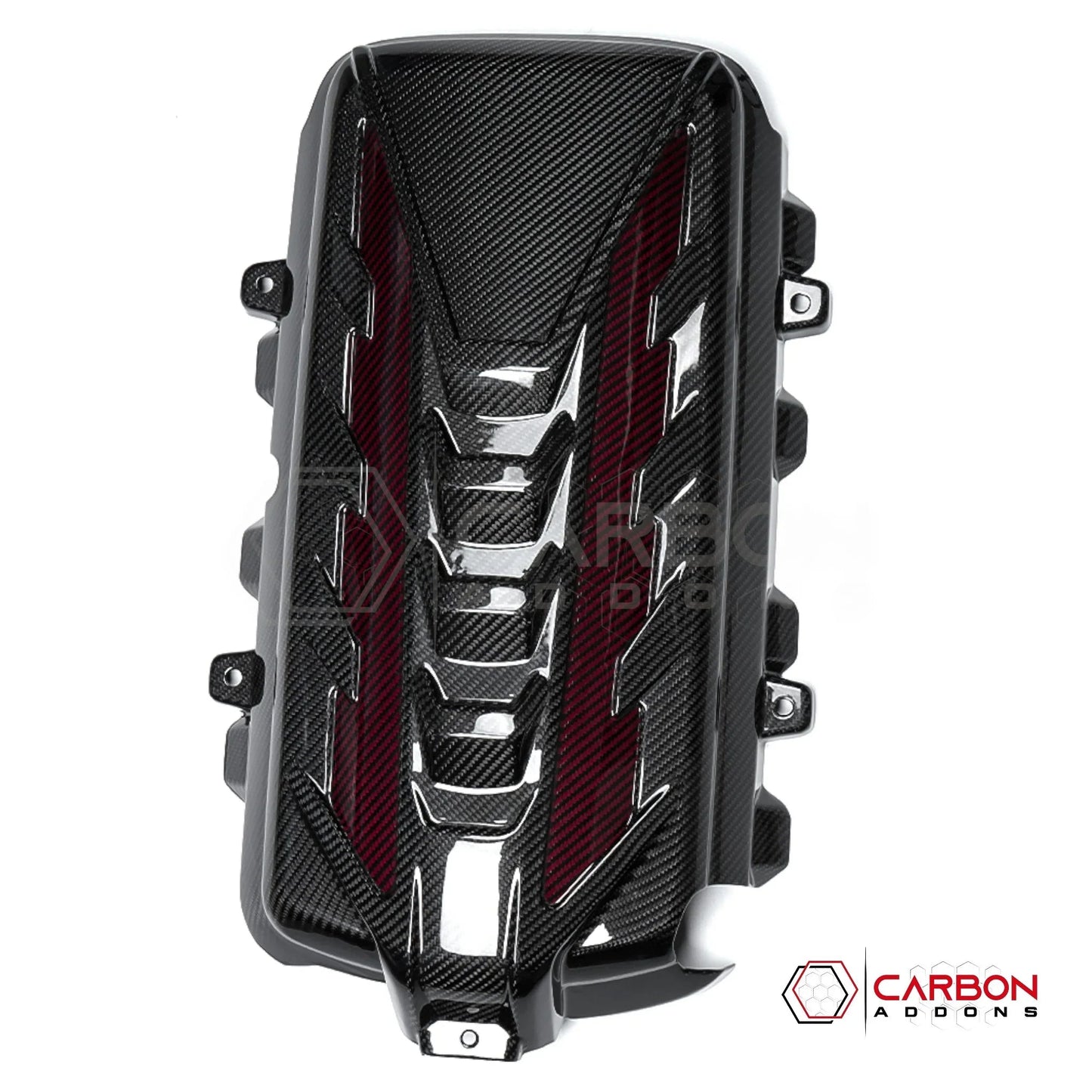C8 Corvette Stingray Carbon Fiber Engine Cover | Direct OEM Replacement (2020–2026)