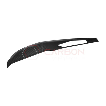 Real Carbon Fiber Dashboard Screen Surround Trim Cover for 2024+ Ford Mustang