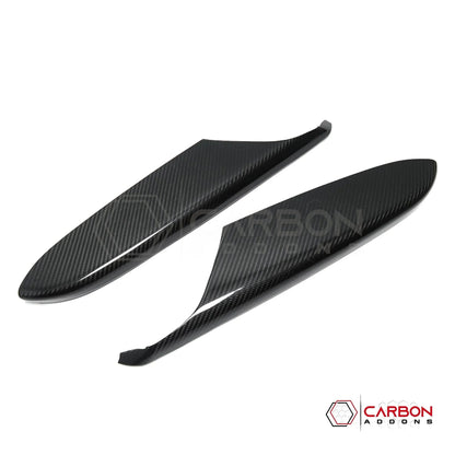 C8 Corvette Real Carbon Fiber Door Panel Armrest Covers | Interior Overlay (2020–2026)