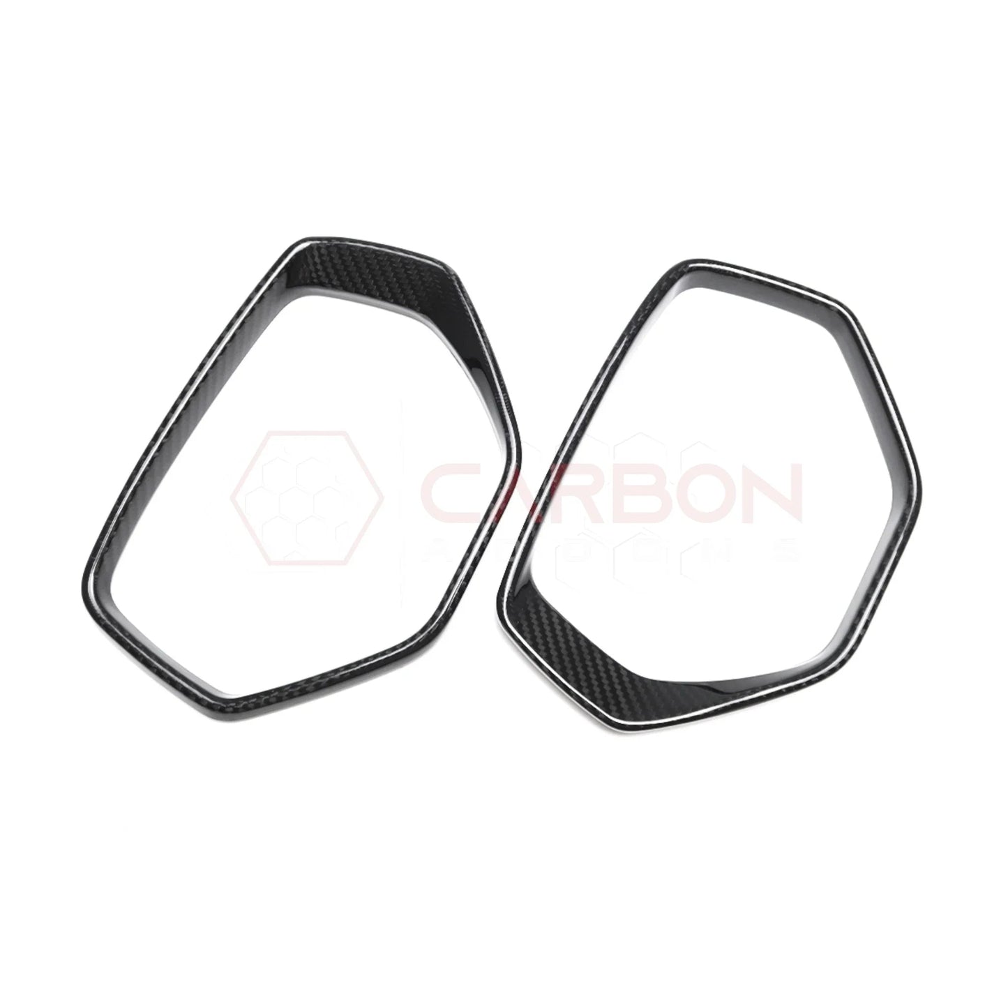 C8 Corvette Carbon Fiber Side Mirror Front Trim Cover (2020-2026)