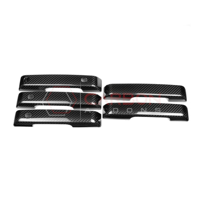 Real Carbon Fiber Exterior Door Handle Covers For 2021+ Ford Bronco
