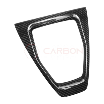 Real Carbon Fiber Gear Shifter Trim Cover for 2024+ Ford Mustang