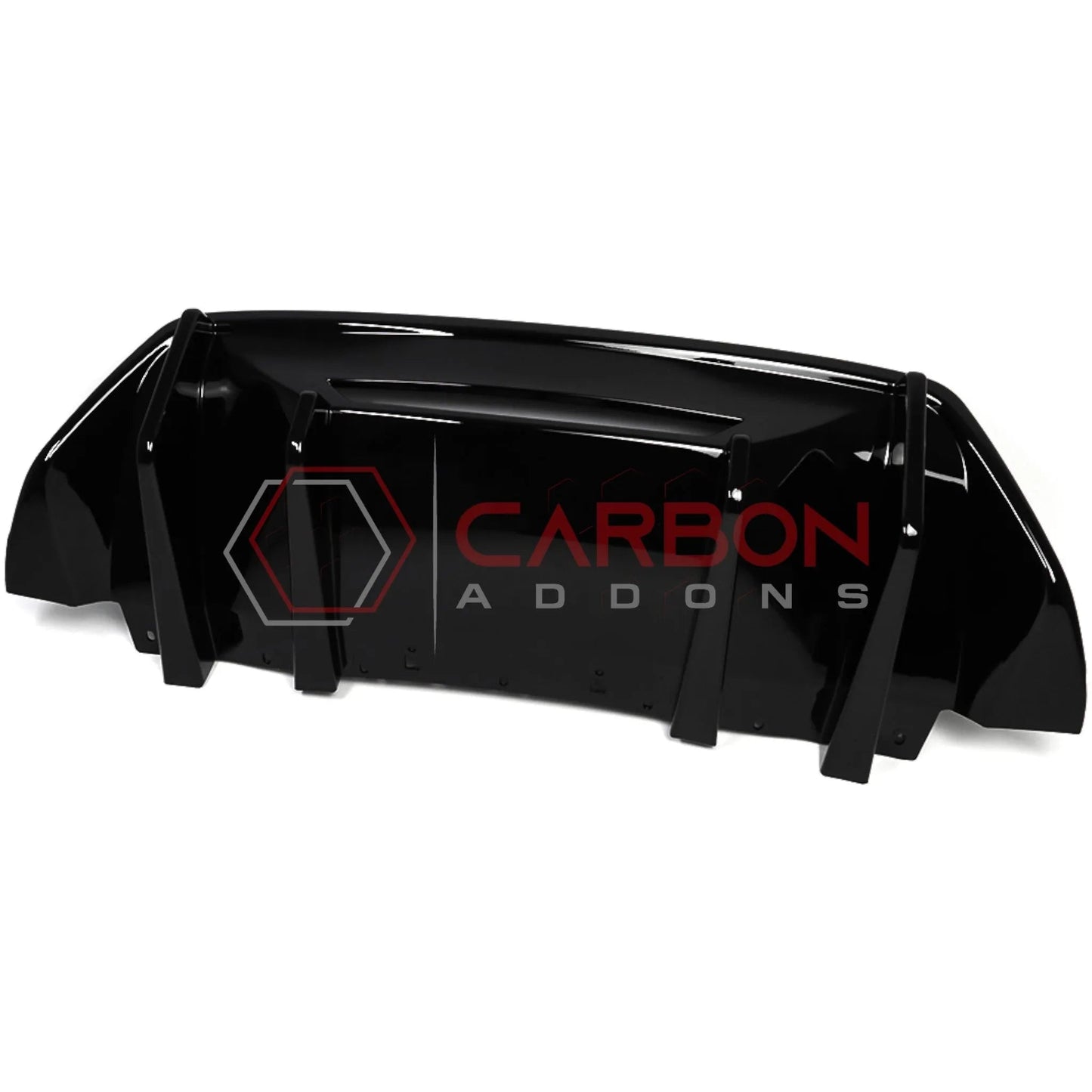 Rear Diffuser Add-On Fins for 2024+ Ford Mustang GT & EcoBoost (ABS Plastic)