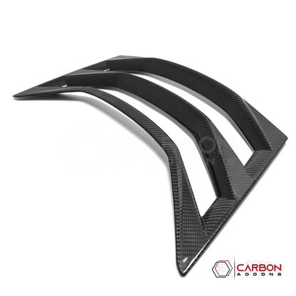 C8 Corvette Convertible Carbon Fiber Rear Hatch Vent Cover | Exterior Upgrade (2020–2026)