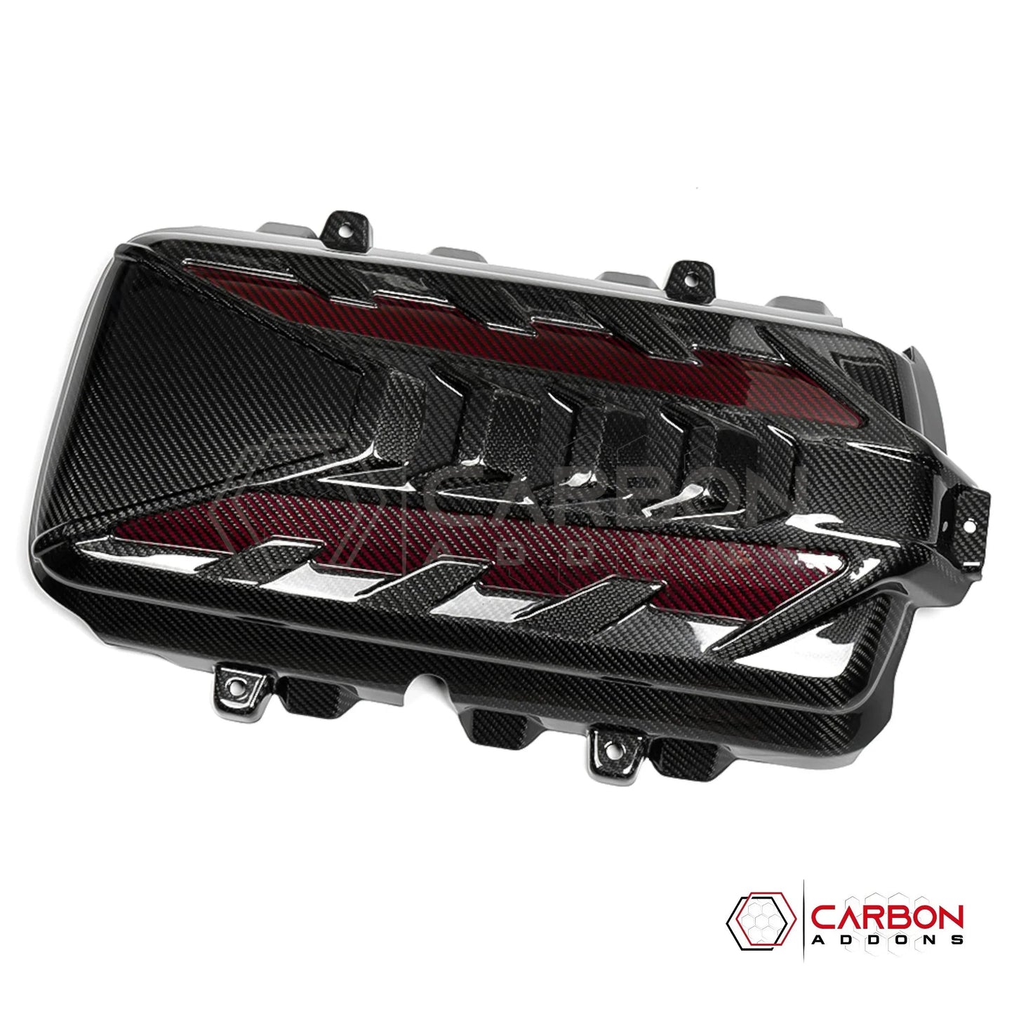 C8 Corvette Stingray Carbon Fiber Engine Cover | Direct OEM Replacement (2020–2026)