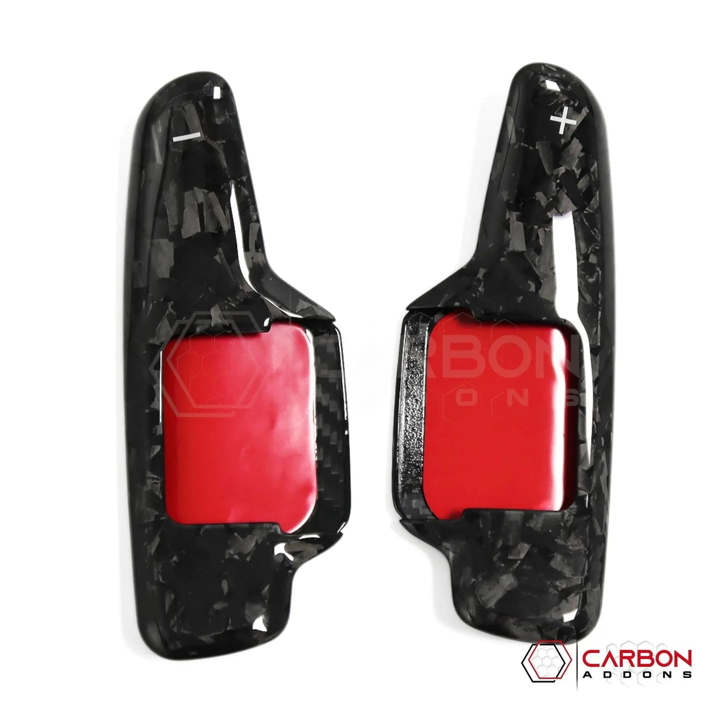 C8 Corvette Real Carbon Fiber Paddle Shifter Covers | Interior Upgrade (2020–2026)