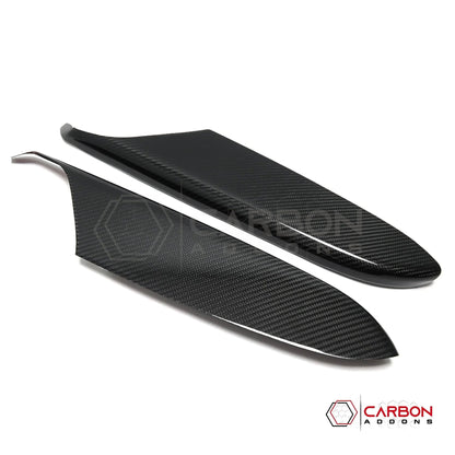 C8 Corvette Real Carbon Fiber Door Panel Armrest Covers | Interior Overlay (2020–2026)