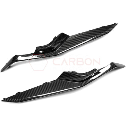 C8 Corvette Z06 Real Carbon Fiber Front Bumper Grille Trims | Cover or Direct Replacement (2023+)