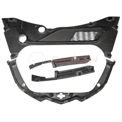 C8 Corvette Real Carbon Fiber Front Trunk (Frunk) Replacement Trim Panels | Stingray, Z06 & E-Ray (2020–2026 Coupe)