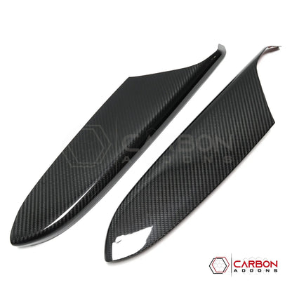 C8 Corvette Real Carbon Fiber Door Panel Armrest Covers | Interior Overlay (2020–2026)