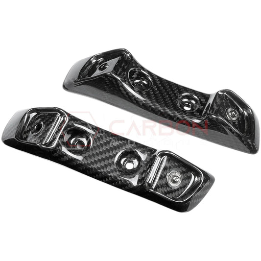 C8 Corvette Real Carbon Fiber Seat Belt Holder Buckle Replacements | GT2 & Competition Sport Seats (2020–Present)