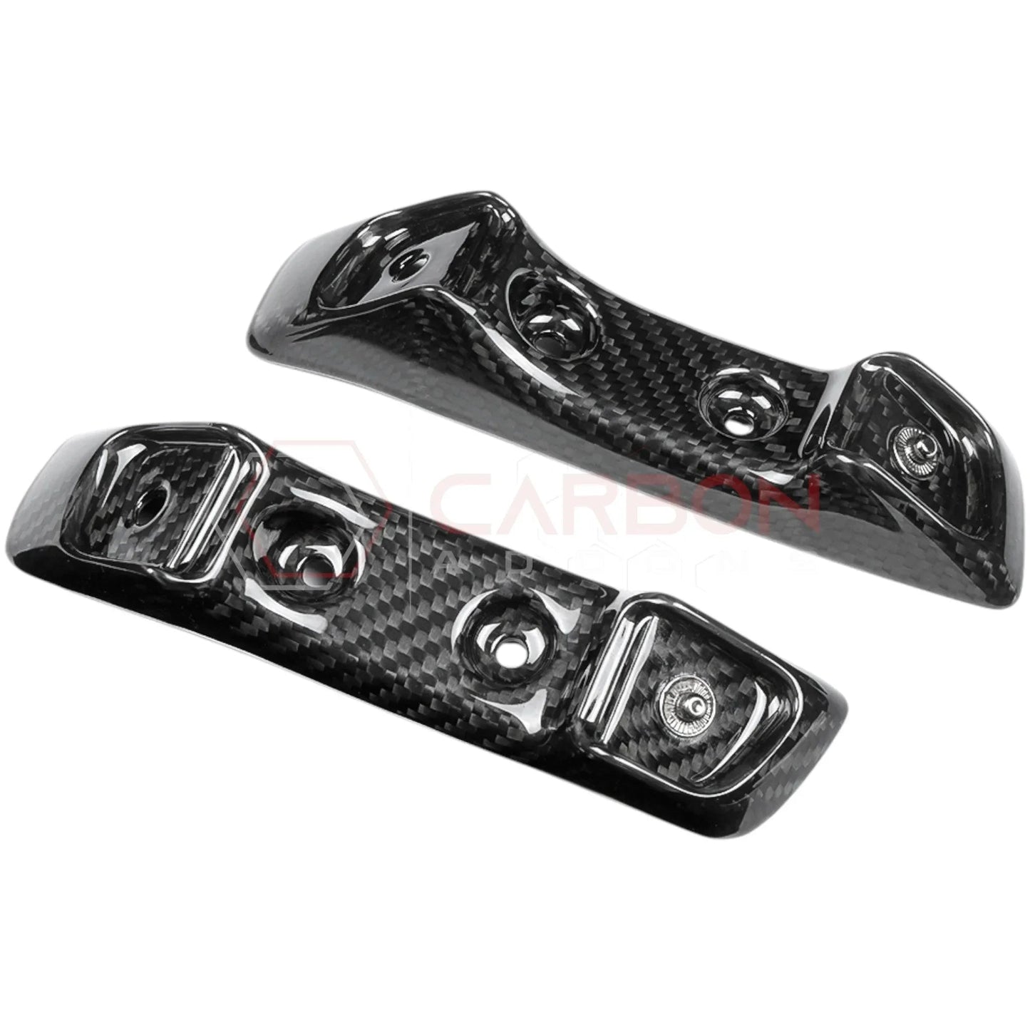 C8 Corvette Real Carbon Fiber Seat Belt Holder Buckle Replacements | GT2 & Competition Sport Seats (2020–Present)