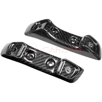 C8 Corvette Real Carbon Fiber Seat Belt Holder Buckle Replacements | GT2 & Competition Sport Seats (2020–Present)